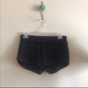 Lululemon shorts with zipper back. Size 4
